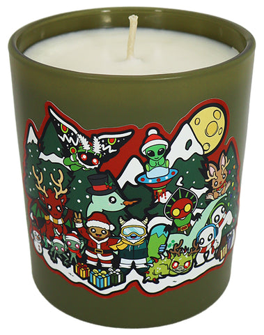 Christmas Cryptids Candle