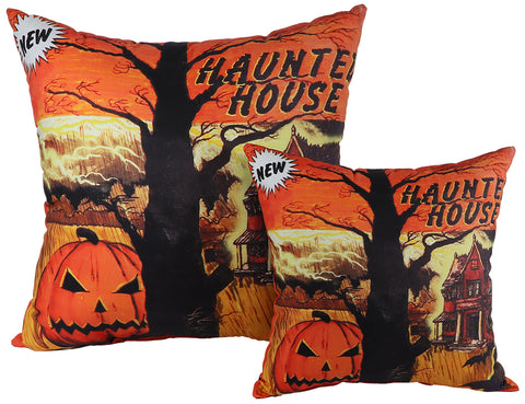 Haunted House Pillow