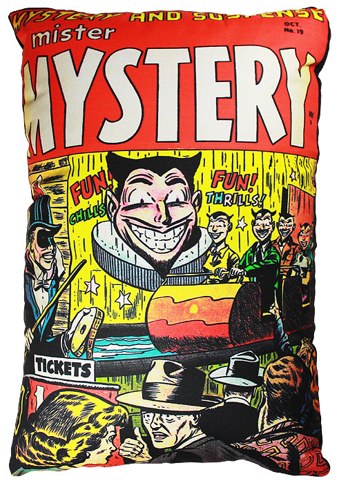 Mister Mystery Comic Pillow