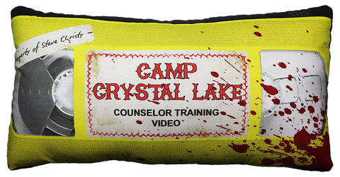 Crystal Lake Training Video Pillow