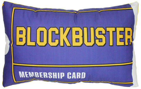 Blockbuster Membership Card Pillow