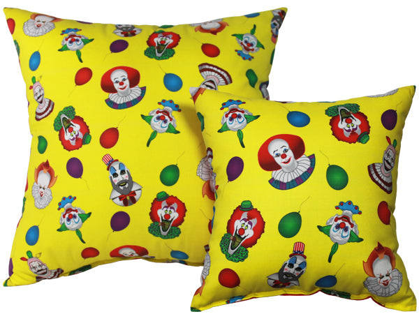 Clown Collage Pillow
