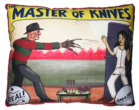 *The Master Of Knives Pillow