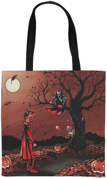 Mischief At Dusk Tote Bag